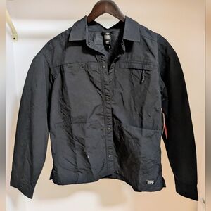 NWT Mountain Hardware Stryder LS shirt black size small